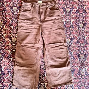 Sezane Le Crop Brown - Size 10